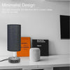 Modern USB Table Lamp Fabric Bedside Table Lamp With Dual USB Charging Ports