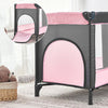 Portable Baby Travel Cot Crib Bassinet Bed Playpen Infants with Mattress Folding