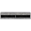Wall Mounted TV Cabinet Stand Entertainment Floating Wall Unit High Gloss 140cm