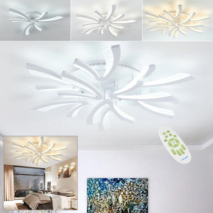 Modern LED Ceiling Lights 3/5/9/12 Light Kitchen Living Bedroom Pendant Fitting