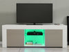 Modern TV Unit Cabinet Stand Sideboard Matt body & High Gloss Doors FREE LED