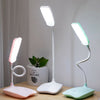 USB Rechargeable LED Touch Desk Lamp Dimmable Bedside Reading Study Table Light