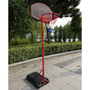 Free Standing Adjustable Basketball Hoop Net Backboard Stand Portable Wheels