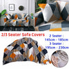 2/3 Seater Anti Slip Stretch Soft Sofa Covers Elastic Couch Slipcover Protector