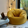 Plush velvet Beanbag Chair XL Luxury Bean Bags in Plush velvet, Lounger beanbags