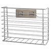 Self Adhesive Kitchen cupboard storage basket in chrome