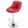 2Pc Bar Stools PU Leather Kitchen Swivel Gas Lift Stools Breakfast Pub Chairs UK