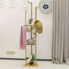 Clothes Coat Hat Rack Tree Stand Shelf Wooden Hanger Organizer 3 Layer 10 Hooks