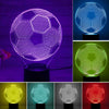 3D LED Night Light Football Table Lamp Kids Gift Colour Changing Home Decor