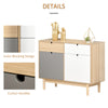 Sideboard Storage Cabinet Kitchen Cupboard with Drawers for Bedroom