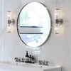 Nordic Metal Frame Wall Mounted Round Bathroom Make Up Vanity Mirrors Home Decor