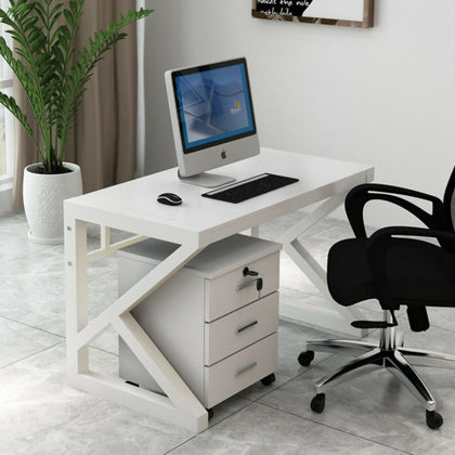 100CM Gaming Desk Home Office PC Computer Study Table Metal Frame Workstation
