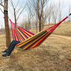Canvas Hammock Swing Hanging Bed Chair Seat Outdoor Garden Home Camping Travel