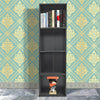 New Cube 2 3 4 Tier Wooden Bookcase Bookshelf Storage Shelf Unit Display Stand