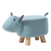 Animal Shaped Footstool Storage Ottoman Padded Soft Pouffe Cushioned Stool Seat