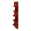 Floating Corner Shelf Wall Mounted Bookshelf Storage Display Unit 5 Tier UK