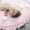 Round Cotton Baby Kids Floor Rug Game Gym Activity Play Mat Crawling Blanket NEW