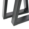2 Industrial Metal Table Legs Trapezium Steel Frame Bench Dining Table Desk Base