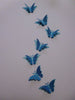 20 3d PEARLESCENT BUTTERFLY TOPPER WALL DECORATION DECOR STICKERS GIRLS ROOM cur