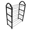 4 TIER SHOE RACK STORAGE ORGANISER STAND SHELF SHOE TRAINERS HOLDS 6-8 PAIRS
