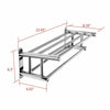 Double Polishing Towel Rail Holder Wall Mounted Bathroom Rack Shelf Stainless St