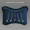 Memory Foam Contour Leg Pillow Bed Orthopaedic Firm Back Hips Knee Support Cover