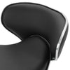 2x Breakfast Bar Stool PU Faux Leather Swivel Kitchen Metal Base Chair Gas Lift