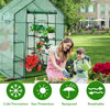 Outdoor Portable Walk-in Greenhouse Planter Flower Grow Tent Zippered Entry Door