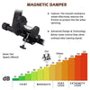 Bike Trainer Magnetic Turbo Trainer Bike Training Stand for Indoor Riding Black