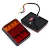 2pc 12v 8led Carvan Van Truck Lorry Trailer Rear Tail Stop Lights Indicator Lamp