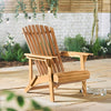 Chair - Fire Pit Chair, Acacia Hardwood Garden Furniture - VonHaus