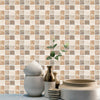 18/90pcs Kitchen Bathroom Mosaic Tile Stickers Self-Adhesive Waterproof Decal