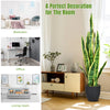 93cm Fake Sansevieria Artificial Snake Plant with Plastic Pot Faux House Plant