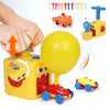 Toys Car Balloon Powered Aerodynamics Launcher Kit Kids Toy Funny Inertia Gifts