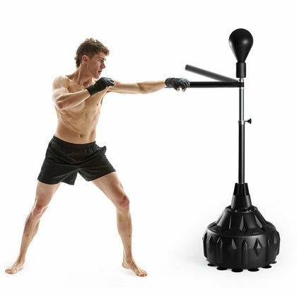 Freestanding Boxing Ball Speed Punching Ball Adjustable Height Releasing Stress