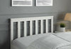 Single Bed Frame White Wooden Bed For Adults Kids Teenagers Bedroom 3FT Pine Bed