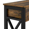 2-Tier Console Table Side Table w/ Drawer and Shelves Entryway Hallway Furniture