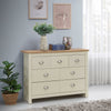 Lisbon Cream Bedroom 2 3 Door Wardrobe 4 7 Chest of Drawers Bedside Table