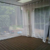 2PC Outdoor Curtains Blackout Waterproof Thermal Insulated Garden Porch Curtain