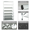9 Tiers Shoe Rack Storage Shelf Display Stand Organiser Unit Cabinet Drawer Case