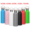 Stainless Steel Water Bottle Double Wall Insulated Vacuum Gym Metal Flask Sports