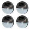 4/8/12 SOLAR POWERED BROWN DOOR FENCE WALL LIGHTS LED OUTDOOR GARDEN LIGHTING