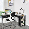 L-shaped Corner Computer Desk PC Table Workstation Home Office Furniture Shelves