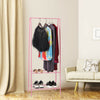 Heavy Duty Metal Clothes Storage Rack Coat Hanging Rail Shoe Stand Garment Shelf