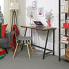 Small Industrial Style Computer Desk Space Saving Writing Table Workstation Unit