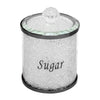 Crushed Diamond Crystal Filled Tea Coffee Sugar Canisters Jars Kitchen Storage