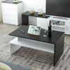 Modern Rectangle Coffee Table Living Room Furniture w/Lower Shelf Lounge Tables