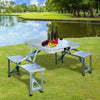 Portable Folding Camping Picnic Table Party Outdoor Garden Chair Stools Set
