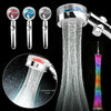 High Pressure Shower Head 360 Rotated Water Saving Hand Spray with Small Fan UK
