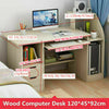 120CM Computer Desk PC Table Study Gaming Laptop Home Office Workstation Corner